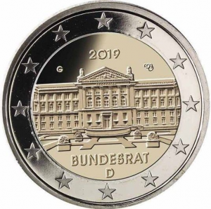 GERMANY 2 EURO 2019 - BUNDESRAT - G - KARLSRUHE